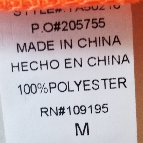 Love J Pompom Off the Shoulder Orange Boho Top - Picture 7 of 8